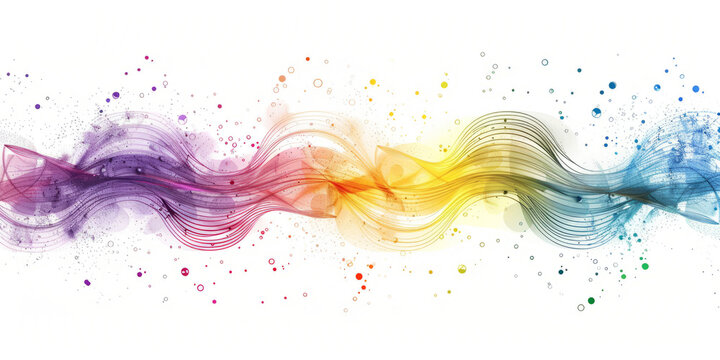 diagram of the electromagnetic spectrum, showcasing the different wavelengths of light from radio waves to gamma rays on a neutral white background.