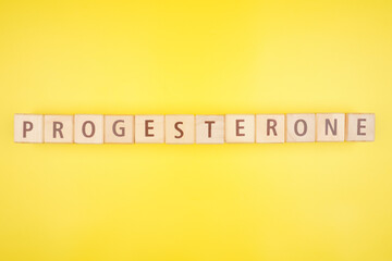 Progesterone Human Hormone Isolated Background