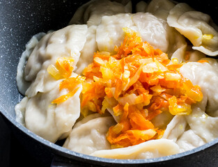 Vareniki with Cabbage and dough