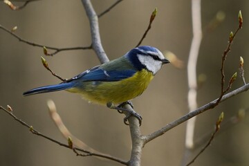 Blue tit - Powered by Adobe