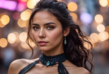 A Portrait Of Breathtakingly Gorgeous, Exotic, Beautiful Woman.