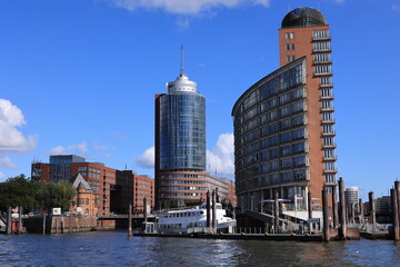 Blick in das Zentrum der Stadt Hamburg	