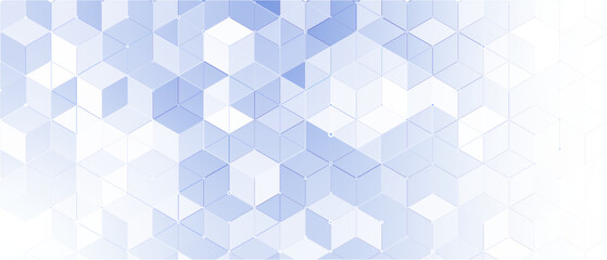 Elegant geometric net-blue background with mesh structures.