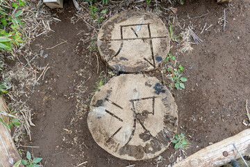 Mountain trail from Hirugadake to Mt. Tanzawa 