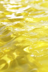 Transparent Yellow Water Wave Background