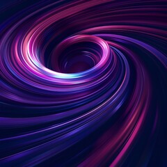 Swirling Wave Light Blur Illustration