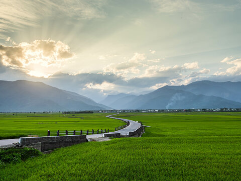 heaven road in Chishang, Taitung