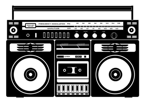Illustration der Boombox