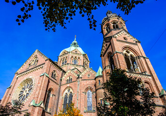 Sankt Lukas church in Munich - bavaria - 766434433