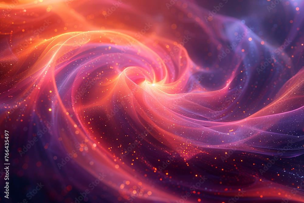 Poster swirl of vibrant colors in abstract design holographic abstract background wallpaper
