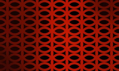 Black background and red graphic pattern It was created from a graphics program. Can be used for designing media, backdrops, and presentations.