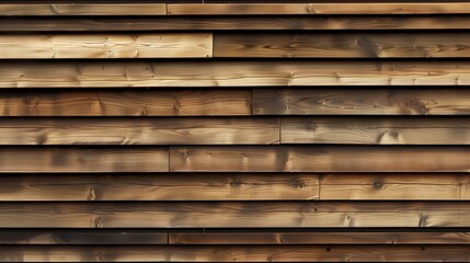 Horizontal wooden lines on wall