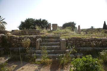Lebanon ancient Byblos on a sunny spring day