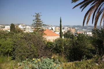 Lebanon ancient Byblos on a sunny spring day