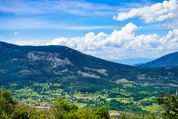 Mountain view. Verdon Gorge in Provence France.