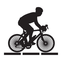 Naklejka premium Cycling sport icon