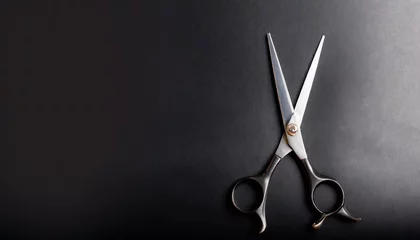 Fotobehang Hairstyling Scissors, Salon, Barber Shears © thebearsjourney