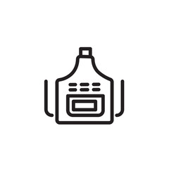 Apron Chef Cook Line Icon