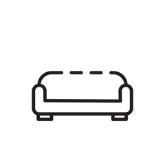 Couch Fabric Home Line Icon