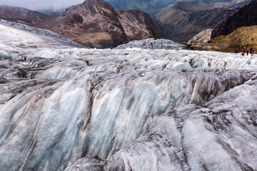 Obraz premium Beautiful Glacier of the Cayambe Volcano
