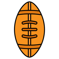 illustration of a rugby ball