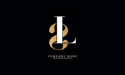 SL, LS, S, L Abstract Letters Logo Monogram