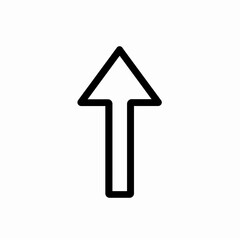 Fototapeta premium 3d arrow up, arrow up line icon, arrow up line, arrow pointing, arrow up line icon on white background, Ai generated image