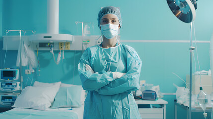 surgeon, hospital, surgical room, clinic, student, healthcare facility, medical procedure,