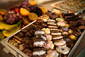 chocolate candy with nuts