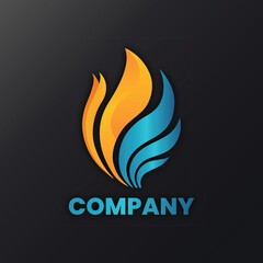 Abstract letter s logo template colorful style icon