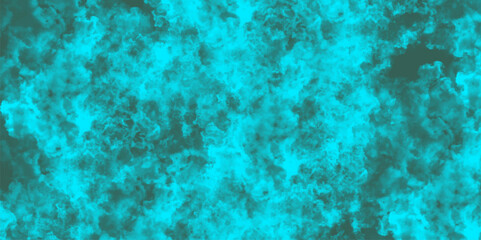 Abstract background with Scary black and Blue horror background. Marbled white painted powder explosion. Bright white space nebula . White & Black color old concrete wall for background