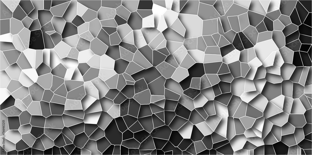 Poster multicolor broken stained glass background with white lines. aqua texture geometric modern creative 