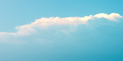 sunny sky blue light watercolor background. Aquarelle painting brush effect card paper textured canvas cloudy smoke space for text, entertaining card, template. aquamarine color graphics illustration