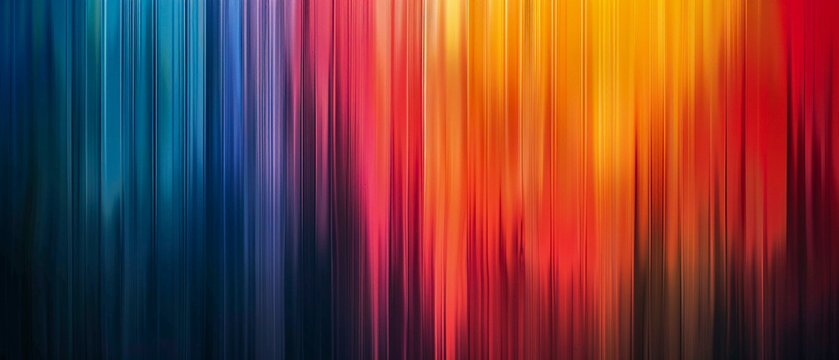 Elevate your designs with this vibrant abstract gradient background. Vertical blurred lines in red, blue, yellow, green, purple, and pink. Ideal for design, wallpaper, templates, creative projects