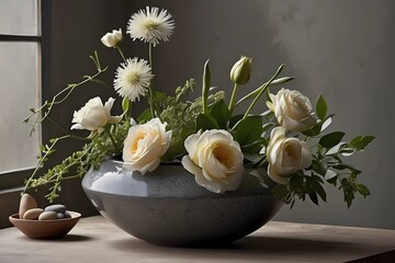 daffodils in a vase