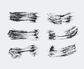 vector brush strokes graphic design