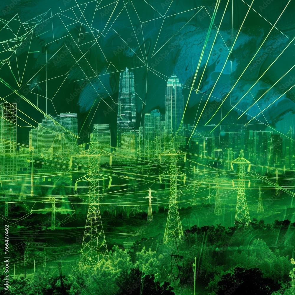 Poster the green grid: engineering ecologically clean energy networks