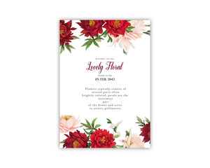 Wedding celebration greeting card background print vector template design