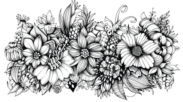 Zen tangle Coloring Pages for Adult And Kids. Flat vector