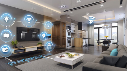 Smart Home Technology Concept