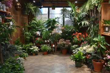 Fototapeta na wymiar Indoor Plant Haven