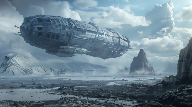 Composition and Balance Ensure that the composition is well balanced and visually appealing Position the blimp and other elements 