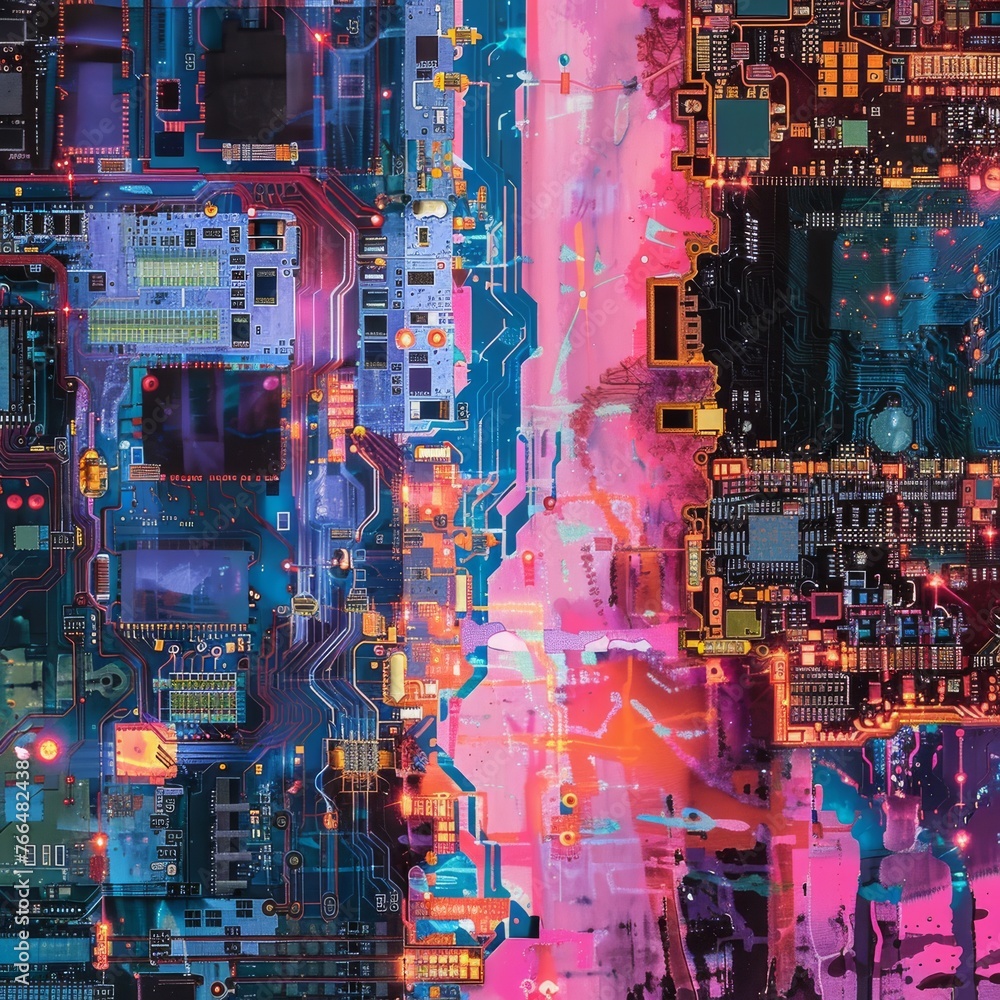 Poster navigating the digital landscape: how printed circuit boards shape our technological future