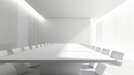 Empty table top with blurry background of an office meeting room