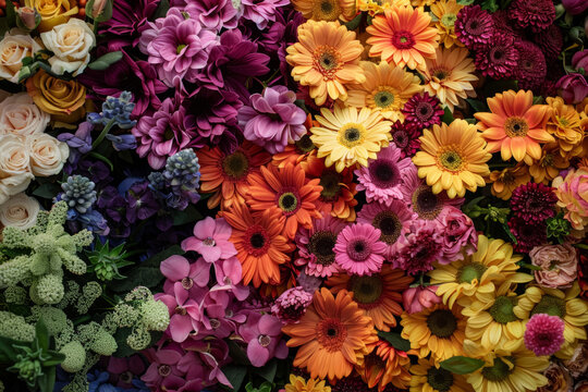 Burst of Floral Colors