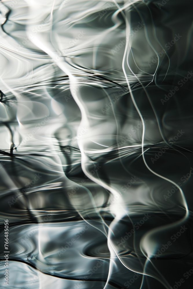 Poster abstract background with reflections and caustics. hi-tech. futuristic background image. created wit
