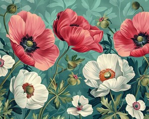 Timeless Elegance The Enduring Appeal of Flora Icons in Design,illustration , ultra HD