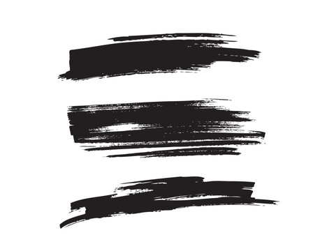 vector brush strokes graphic design