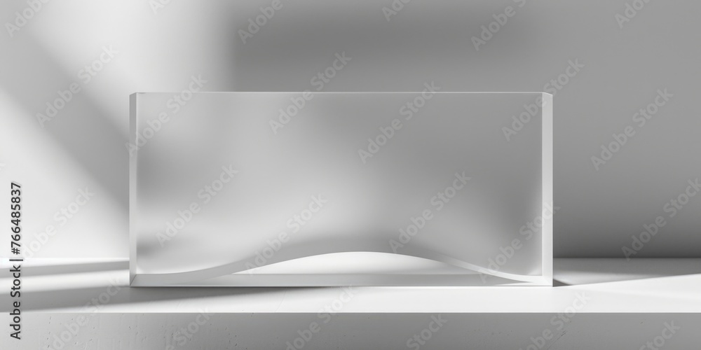 Leinwandbilder glass block resting on a table, versatile image for various projects