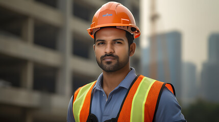 Fototapeta premium portrait of a worker